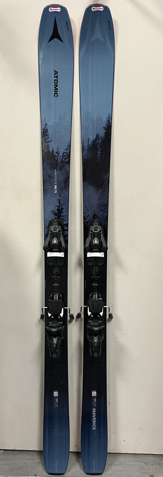 Ex - Demo: 2025 Atomic Maverick 95Ti 180 cm / Strive 13 Binding - Snowride Sports